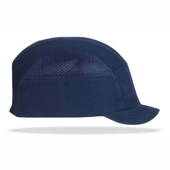 GORRA PROTECCIÓN ANTIGOLPES “BUMPER PRO” AZUL MARINO (VISERA CORTA)