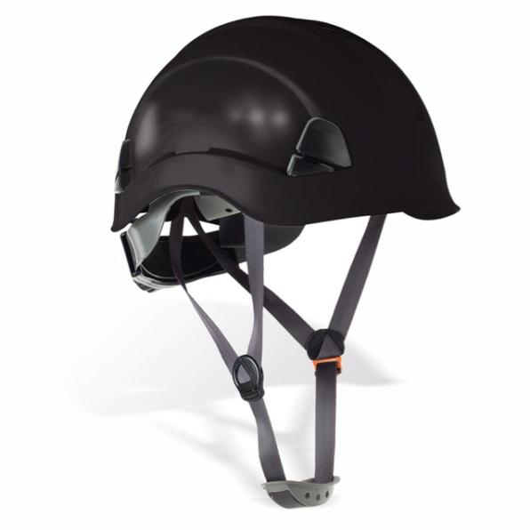 CASCO PROTECCIÓN "EOLO" NEGRO PARA TRABAJOS EN ALTURA