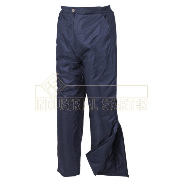 Pantalón impermeable acolchado azul marino