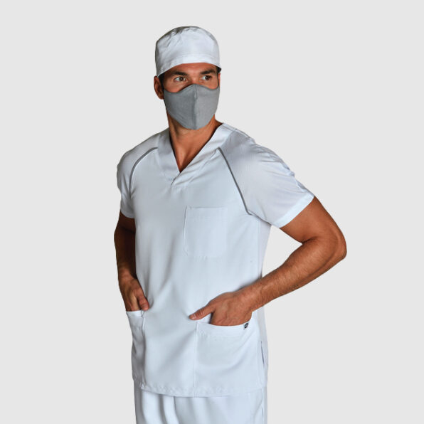 BLUSÓN DYNEKE SANITARIO REJILLA SPORT BLANCO UNISEX