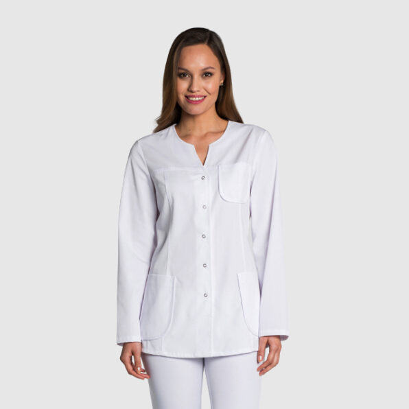 CHAQUETA DYNEKE BLANCA BÁSICA PARA MUJERES