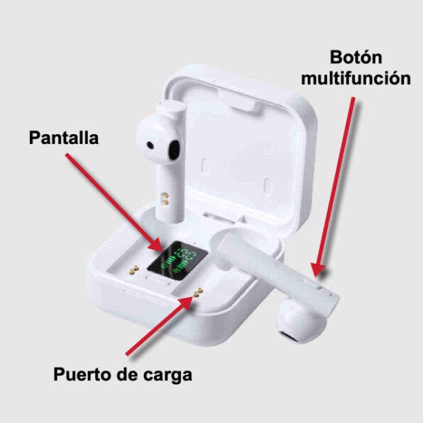 AURICULARES "VINZER" INALÁMBRICOS Y DE CARGA SOLAR - Imagen 3