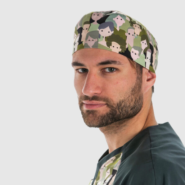 GORRO DYNEKE SANITARIO MICROFIBRA CARAS