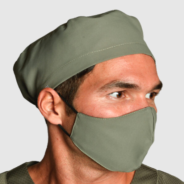 GORRO DYNEKE SANITARIO MICROFIBRA CAQUI