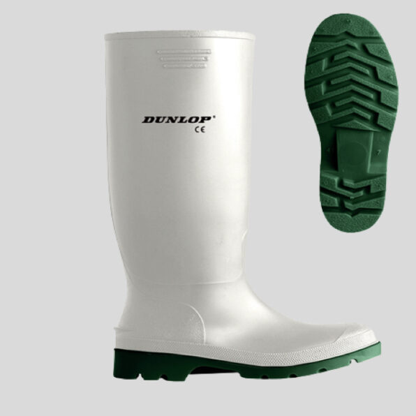 BOTA DE AGUA ANÍBAL BLANCA PVC/NITRILO CAÑA ALTA