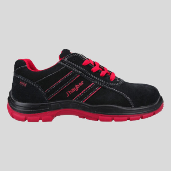 ZAPATILLAS J'HAYBER "GOAL 2.0 S1P SRC" NEGRO-ROJO