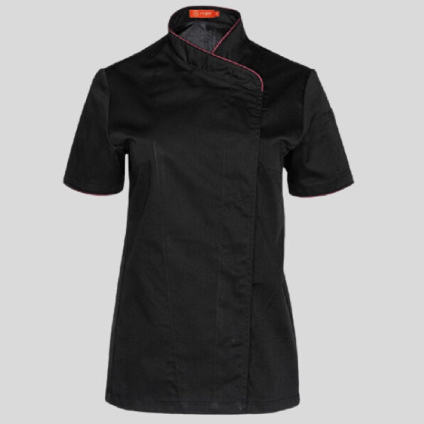 CHAQUETA DE COCINA ROGER MANGA CORTA "MORELLA" MUJER